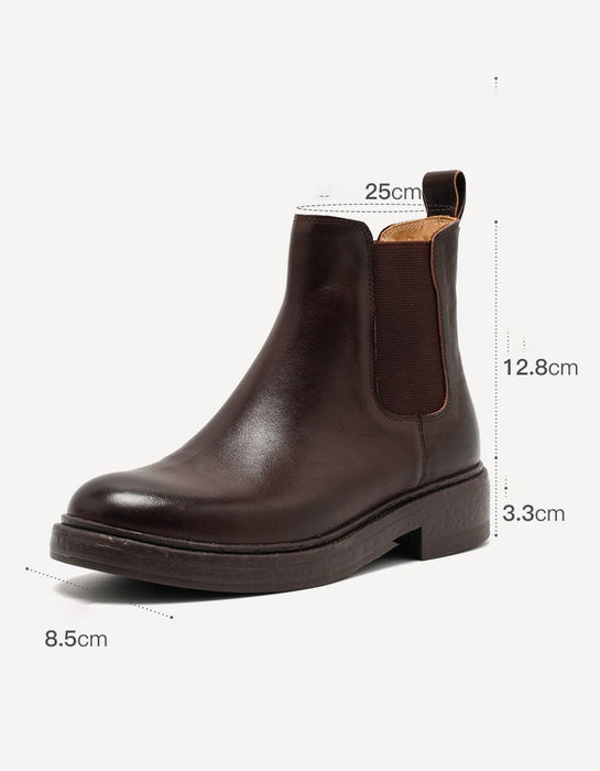 Winter Autumn Side Elastic Chelsea Boots