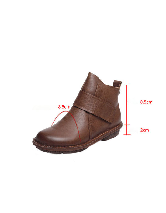 Autumn Genuine Leather Velcro High-top Ankle Boots Obiono Jan Shoe Collection 2026 95.00
