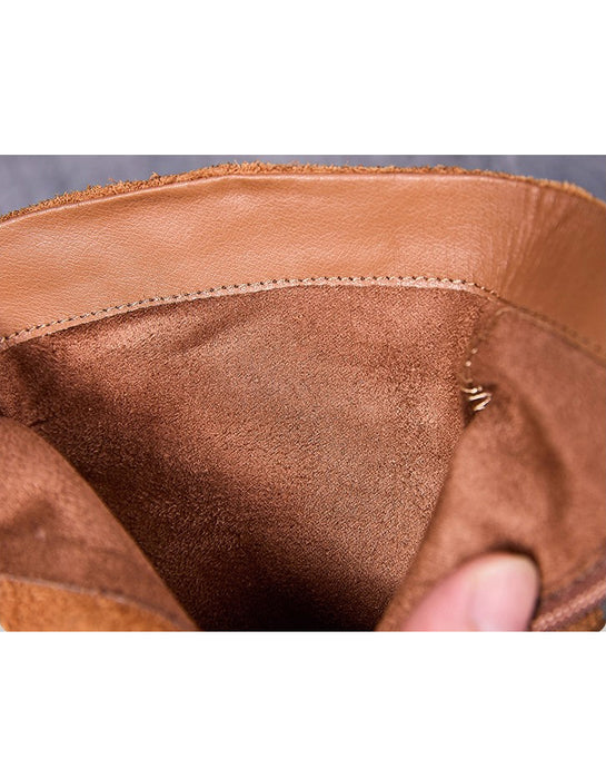 Autumn Winter Women Suede Chunky Platform Boots