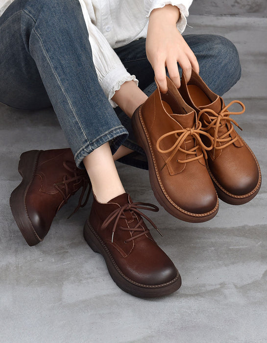 Winter Autumn Comfortable Wide Toe Box Martin Boots