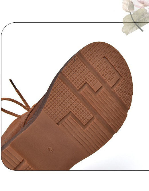 Winter Autumn Comfortable Wide Toe Box Martin Boots