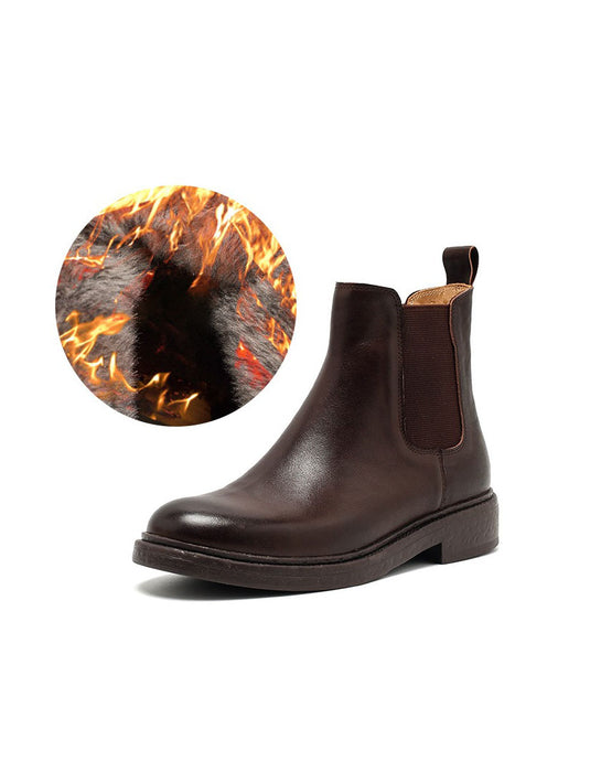 Winter Autumn Side Elastic Chelsea Boots