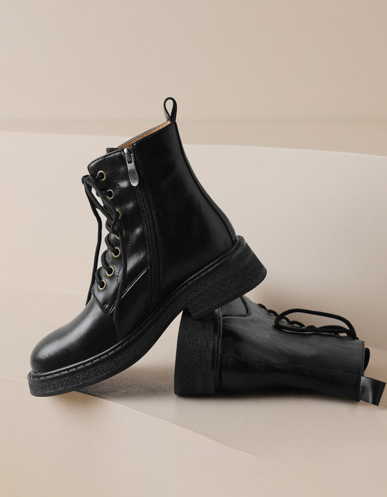 white martin boots  KF83225