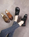 Comfortable Leather Walking Retro Flats May Shoes Collection 2023 77.00