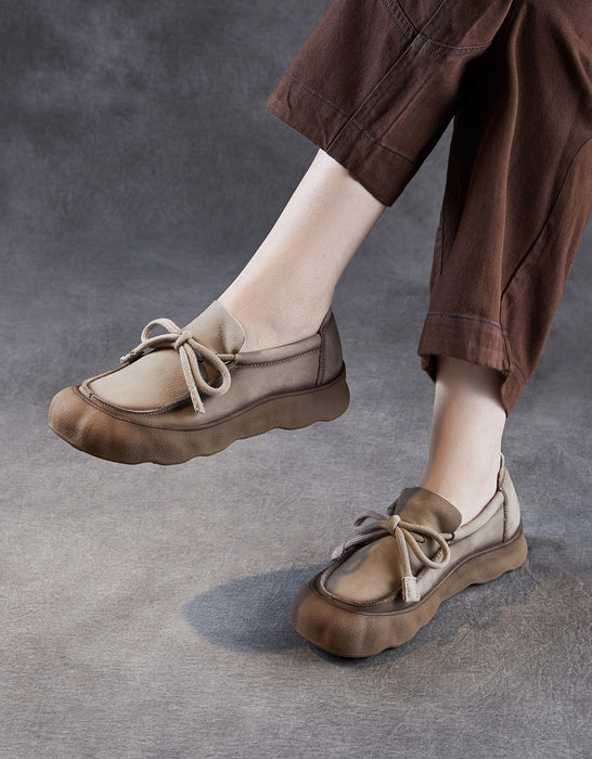 Spring Comfortable Soft Sole Round Toe Retro Flat Shoes for Women Obiono July Shoes Collection 2026 75.00
