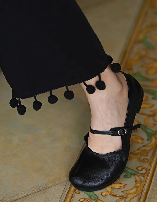 Chaussures décontractées à semelle souple et à tête ronde et plate, blanches