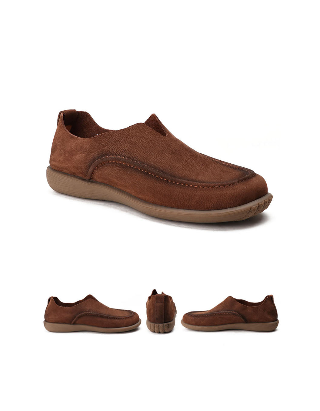 Real Leather Comfortable Soles Flat Shoes for Men 38-44 — Obiono