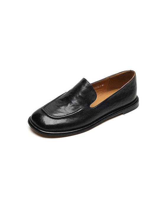 Sheepskin Handmade Leather Loafers for Women 34-43