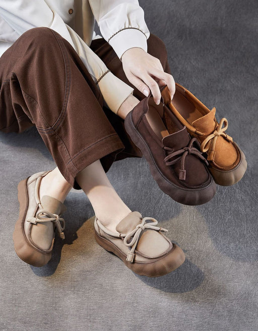 Spring Comfortable Soft Sole Round Toe Retro Flat Shoes for Women Obiono July Shoes Collection 2026 75.00