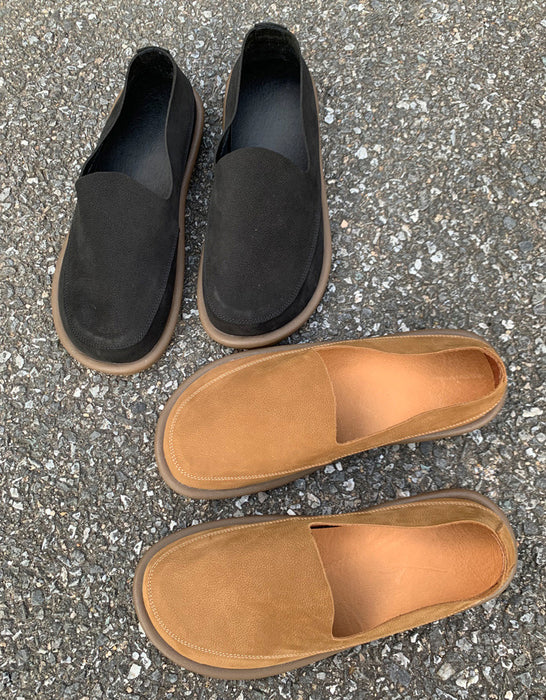Comfortable Soft Leather Slip-on Shoes for Men 38-44 â Obiono