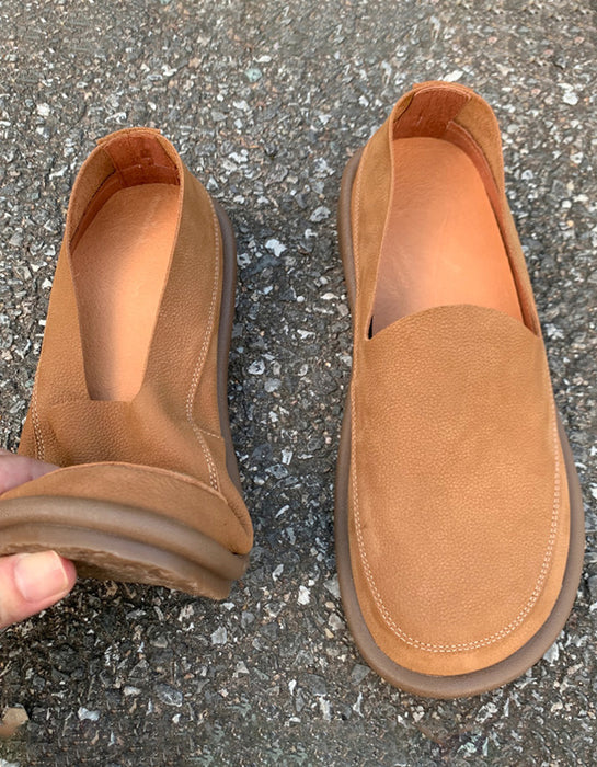 Comfortable Soft Leather Slip-on Shoes for Men 38-44 â Obiono