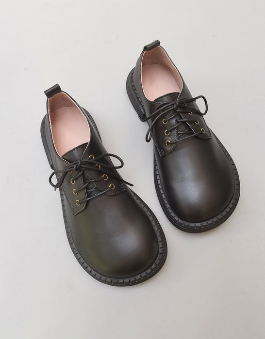 Comfortable Leather Wide Toe Box Shoes for Men 45