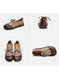 Handmade Retro Leather Stitch Soft Leather Flat Shoes Details Jan Shoe Collection 2026 88.00