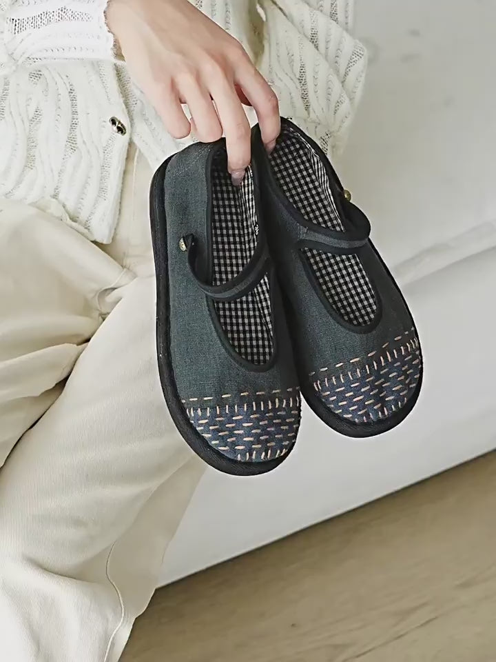 Handmade Embroidery Wide Toe Box Shoes, Soft Vegan Shoes Obiono July Shoes Collection 2026 81.8