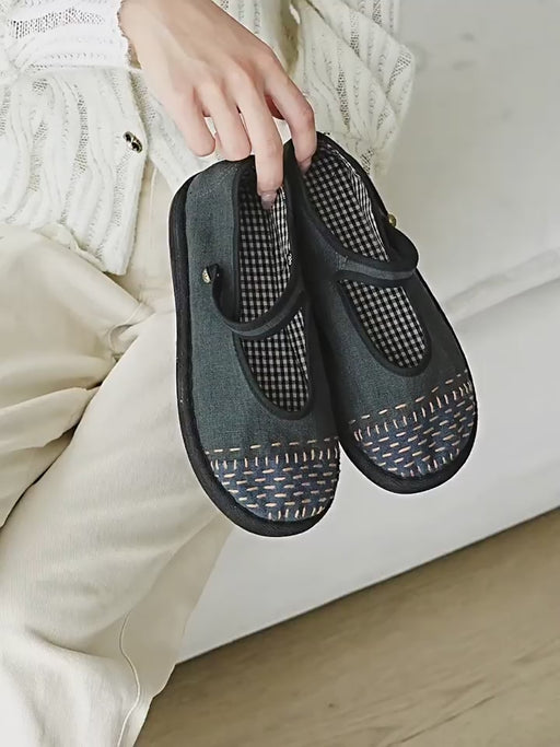 Handmade Embroidery Wide Toe Box Shoes, Soft Vegan Shoes Obiono July Shoes Collection 2026 81.8