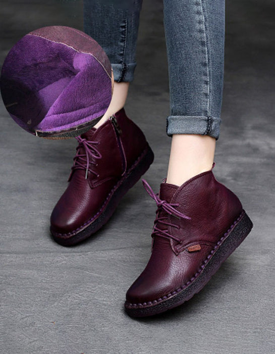 BEST Winter Comfortable Handmade Retro Walking Boots 35-42