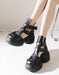Handmade Retro Comfortabel Close Toe Platform Sandals May Shoes Collection 2023 107.00