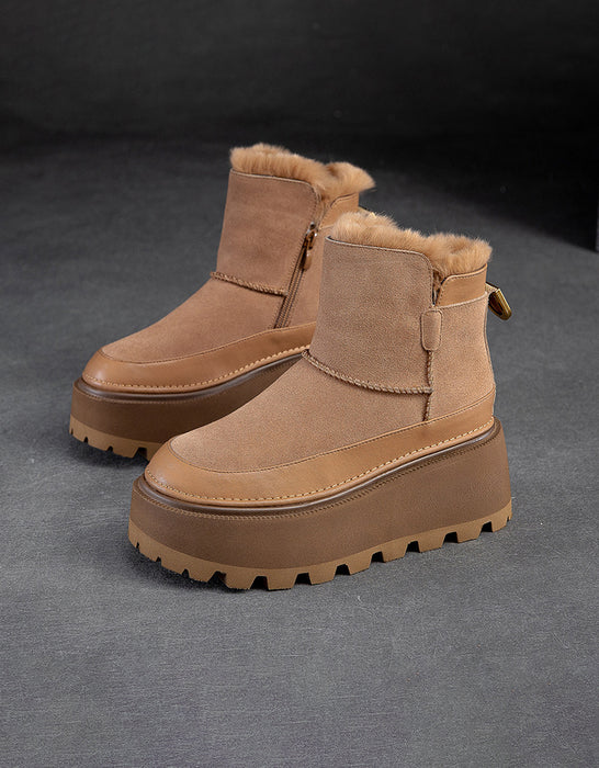 Snow Boots Dames Winter Enkellaarzen Dames Warm Bont Voering Korte Laarzen Verdikte Schoenen Platte Sportschoenen Buiten Korte Laarzen (Color : Black, Size : 42 Snow Boots Dames Winter Enkellaarzen Dames Warm Bont Voering Korte Laarzen Verdikte Schoenen Platte Sportschoenen Buiten Korte Laarzen (Color : Black, Size : 42