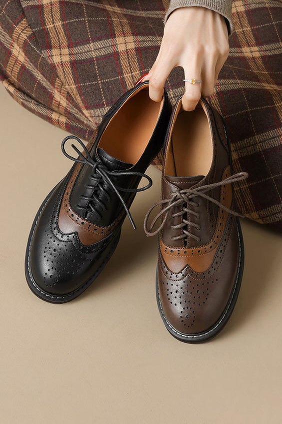 Desiree | Two-Tone Oxford Shoes main image 0