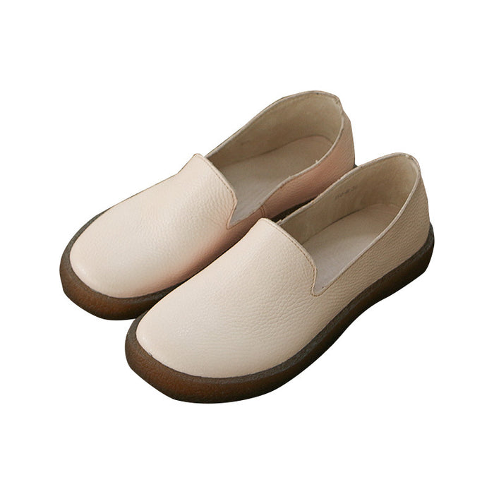 Spring Casual Soft Women Flats White | Gift Shoes