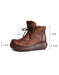 Ankle Lace-up Comfortable Winter Wedge Boots Nov Shoes Collection 2022 99.00