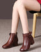 Autumn Bowknot Handmade Retro Chunky Boots Aug Shoes Collection 2021 66.80
