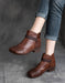 Autumn Handmade Woven Thick Heel Short Boots Sep New Trends 2020 93.30