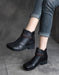 Autumn Handmade Woven Thick Heel Short Boots Sep New Trends 2020 93.30