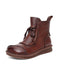 Autumn Round Toe Handmade Retro Boots Nov Shoes Collection 2022 85.00