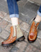 Autumn Winter Handmade Leather Stitching Ankle Boots 36-42 Dec Shoes Collection 2022 92.00