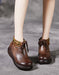 Autumn Winter Handmade Wedge Boots Sep New Trends 2020 88.60