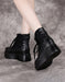 Autumn Winter Retro Leather Lace-up Platform Boots Nov Shoes Collection 2021 89.80