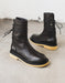 Autumn Winter Trend Back Lace Up Motorcycle Boots July New Arrivals 2020 108.70