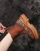 Autumn Winter Handmade Retro Leather Platform Boots Nov New Trends 2020 120.80