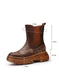 Autumn Winter Handmade Retro Leather Platform Boots Nov New Trends 2020 120.80