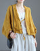 Autumn Women's Linen Long-sleeve Short Cardigan New arrivals Women's Clothing 48.50