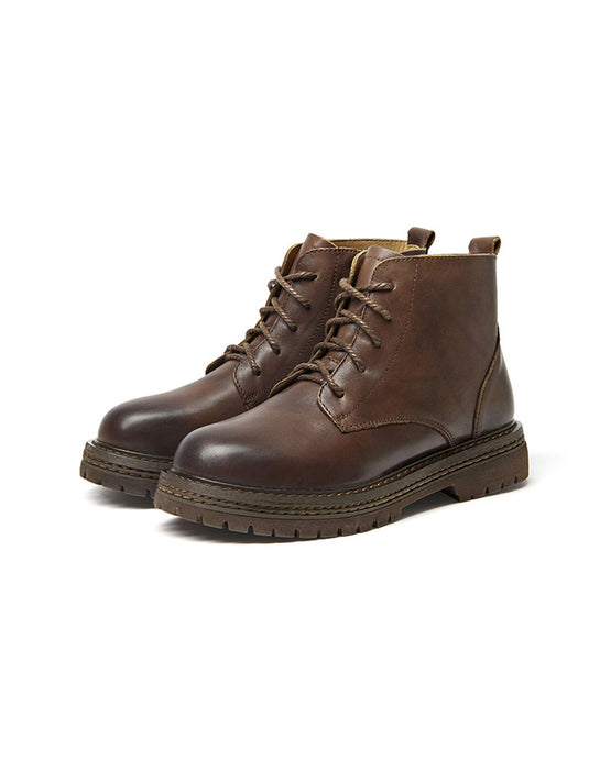 Autumn Casual Leather Handmade Martin Boots November New 2019 95.00