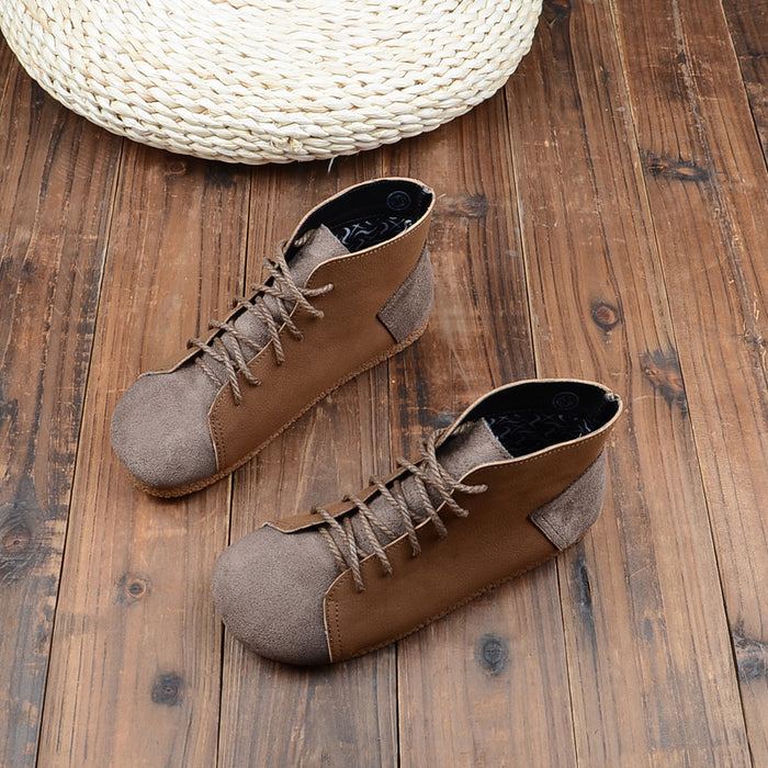 Autumn Handmade Casual Women Short Boots |Gift Shoes