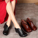 Autumn Handmade Retro Chunky Heels | Gift Shoes November New 2019 81.62