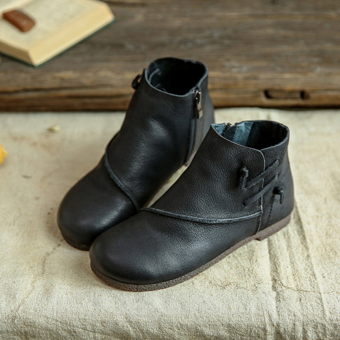 Autumn Handmade Leather Retro Boots | Gift Shoes