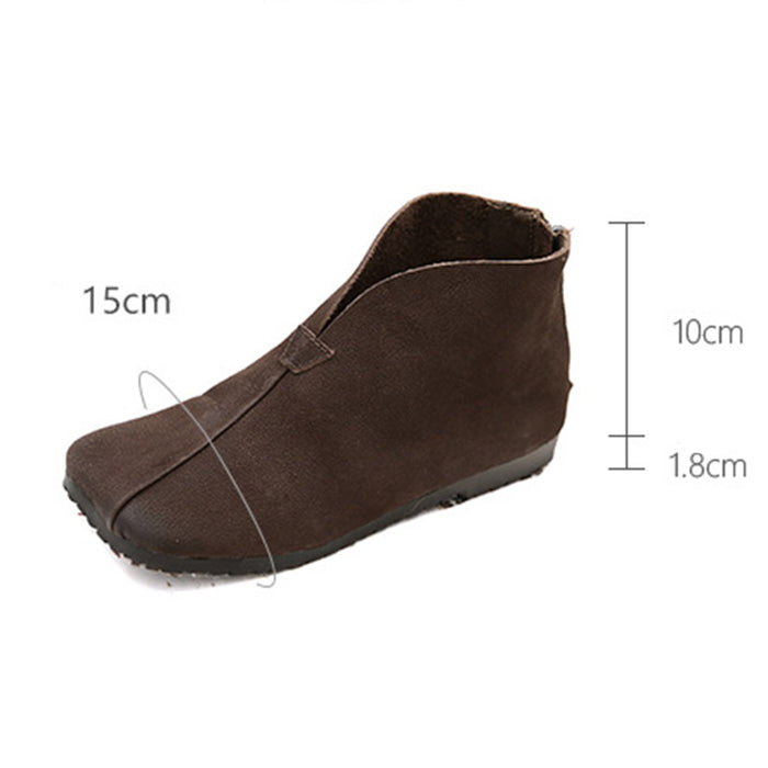 Autumn Retro Ethnic Leather Comfortable Women's Boots | Gift Shoes