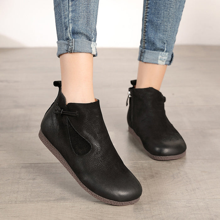 Autumn Retro Soft bottom Boots| Gift Shoes