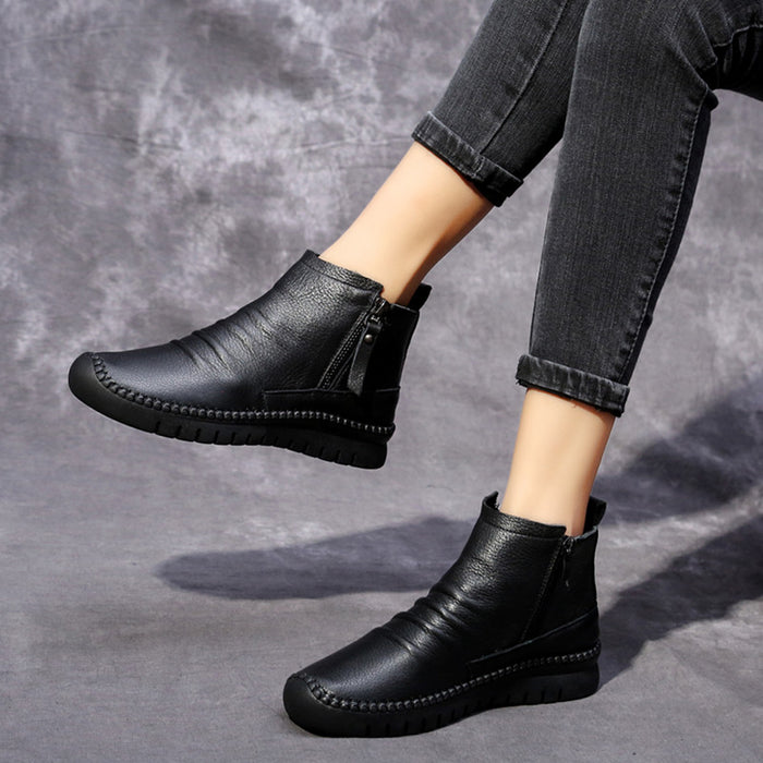 Autumn Winter Casual Casual Plush Boots Women | Gift Shoes