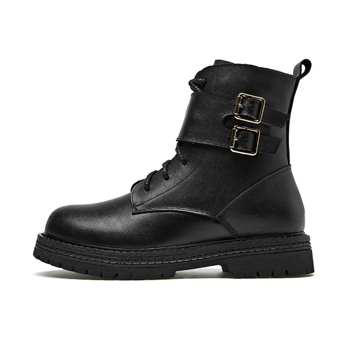 Autumn Winter Casual Leather Martin Boots | Gift Shoes