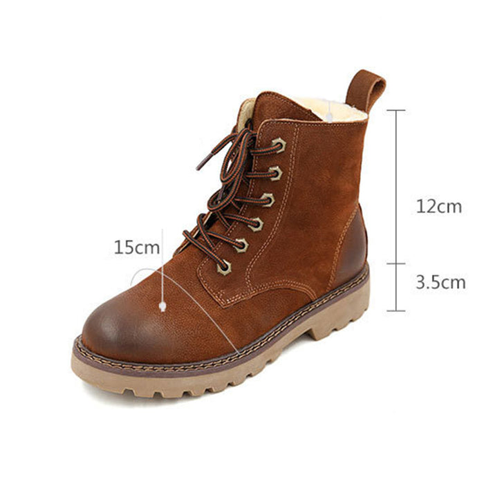Women's Comfortable Suede Winter Martin Boots