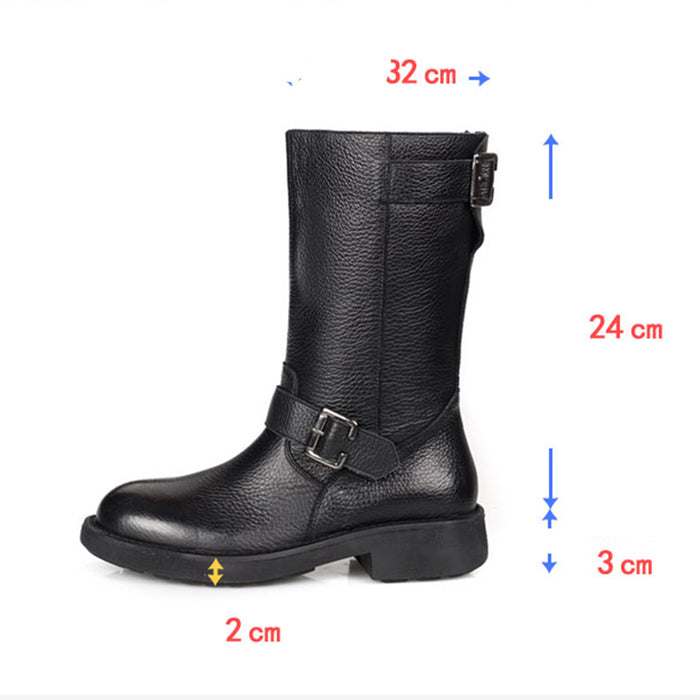 Autumn Winter Fashion Women's Leather Boots | Gift Shoes