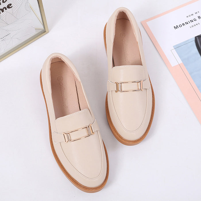 Casual Flat Leather Women's Loafers November New 2019 55.00