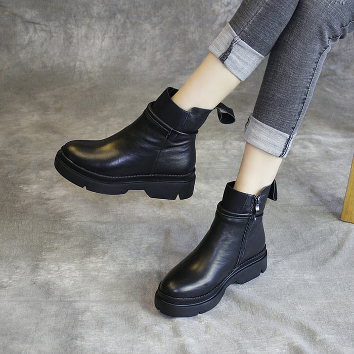 Autumn Winter Handmade Leather Women's Boots | Gift Shoes