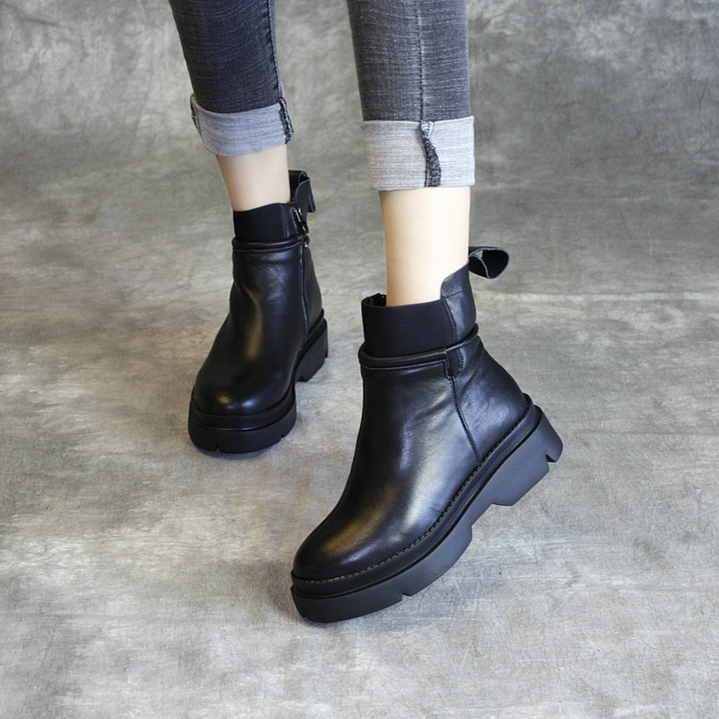 Autumn Winter Handmade Leather Women's Boots | Gift Shoes Obiono Autumn Winter Handmade Leather Women's Boots | Gift Shoes Obiono