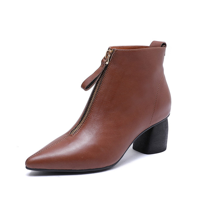 Autumn Winter Pointed High-Heeled Women's Fashion Boots| Gift Shoes